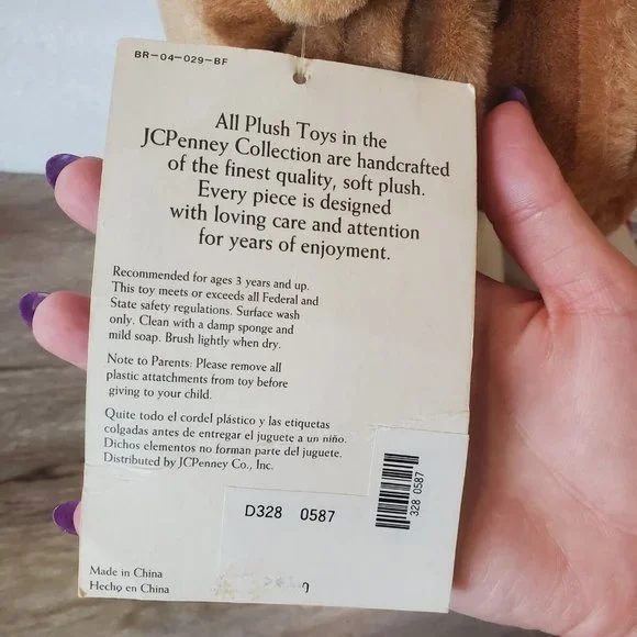 Vintage 90s JcPenny Christmas Barking Sharpee Dog Plush 11" NWT WORKS‎ - Picture 12 of 12